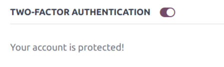 2FA enabled confirmation